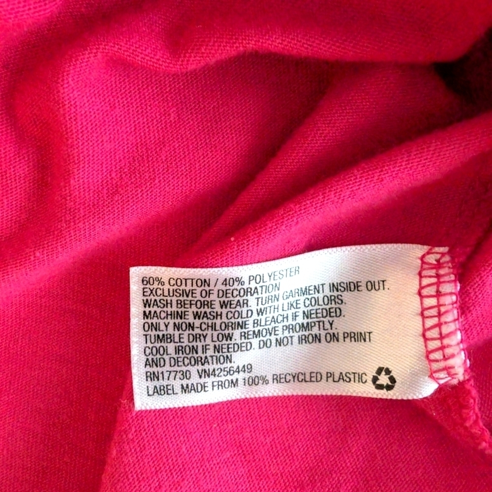 Cat & Jack Girls Celebrate Kids Pink Long Sleeve Shirt Size 5T - Picture 4 of 6